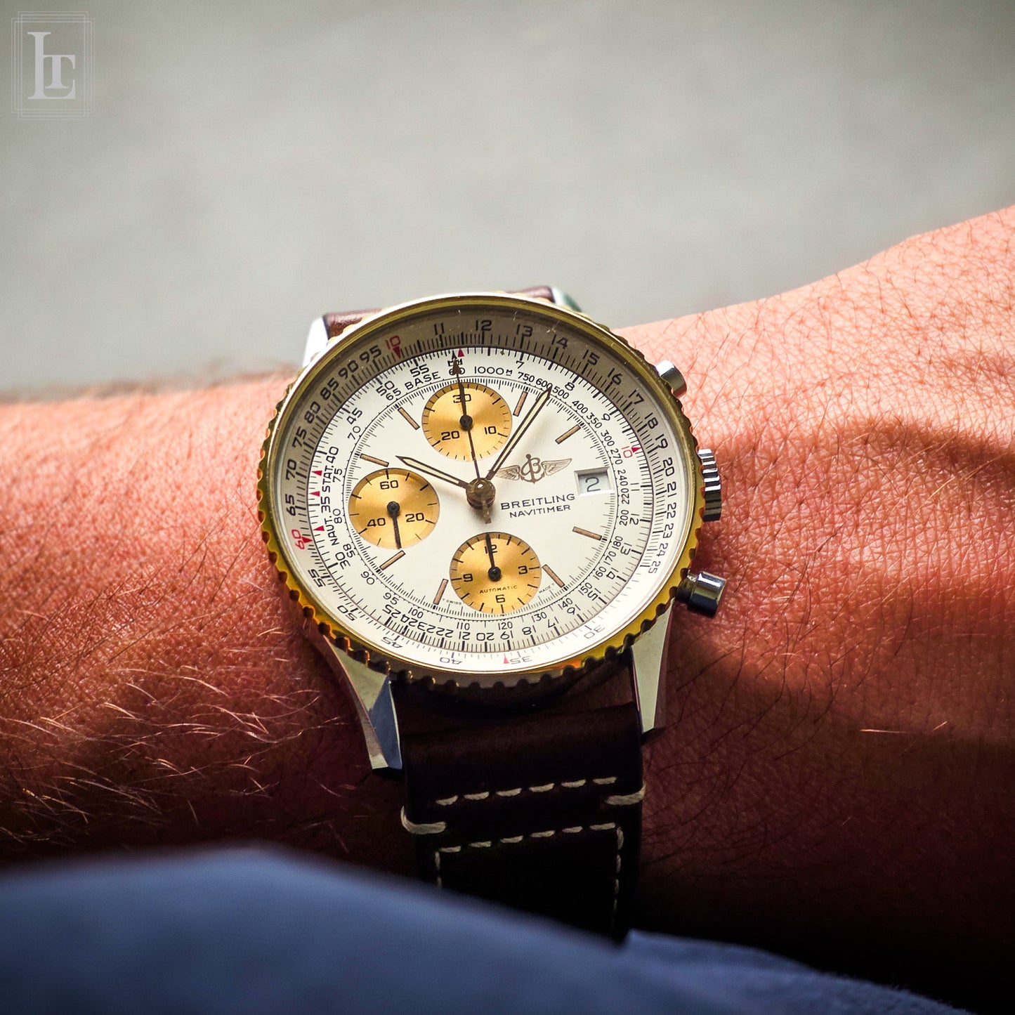 Breitling Navitimer Valjoux 7750 bianco
