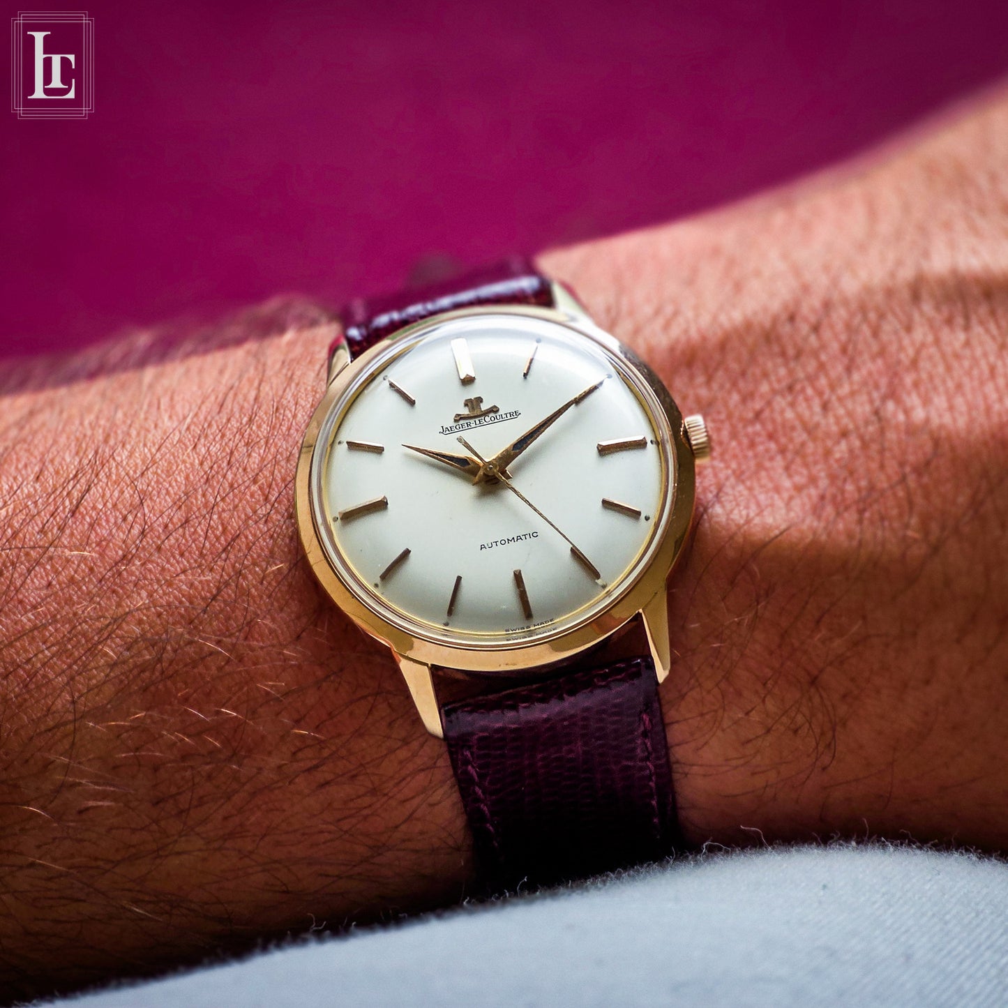 Jaeger LeCoultre classic rose gold