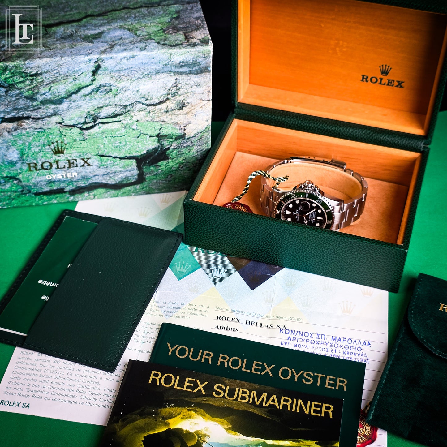 Rolex Submariner 16610 LV "Kermit" fat 4