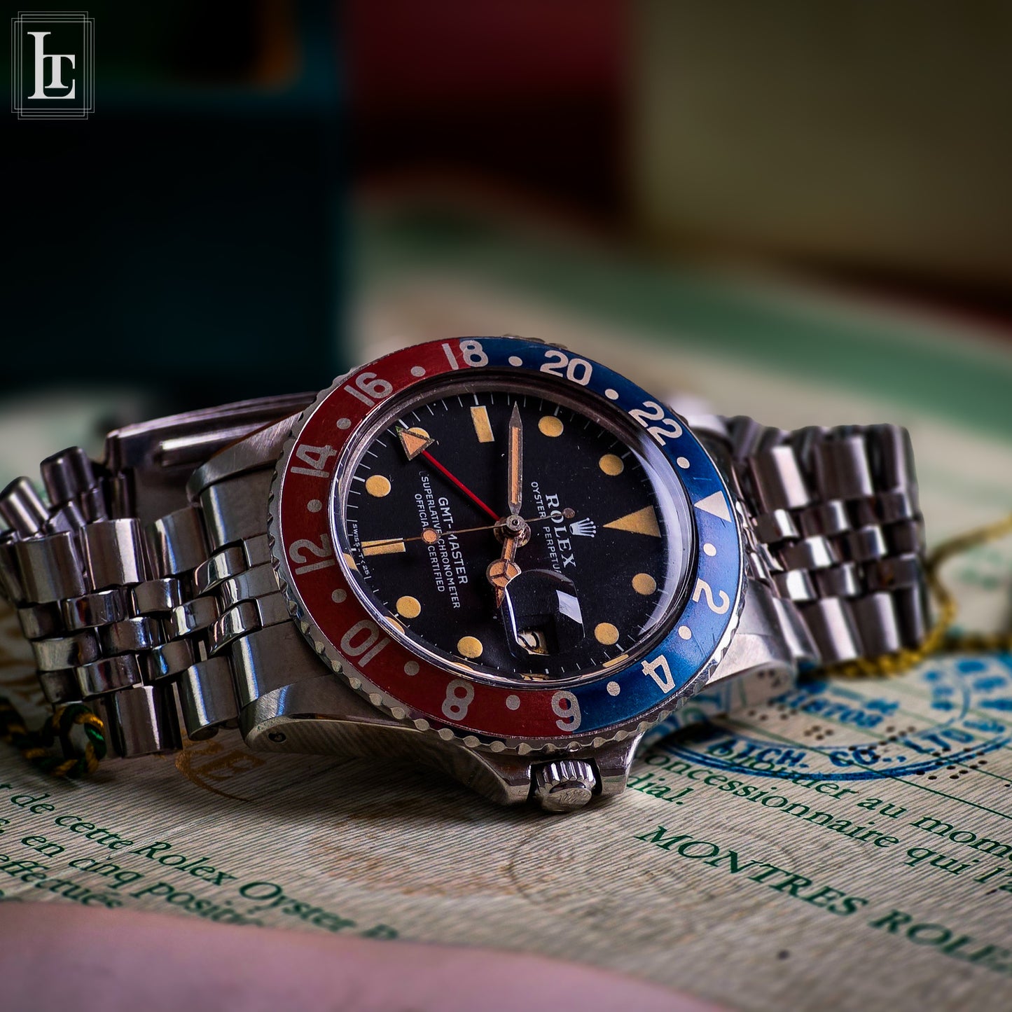 Rolex GMT Master 1675 MK2 b&p