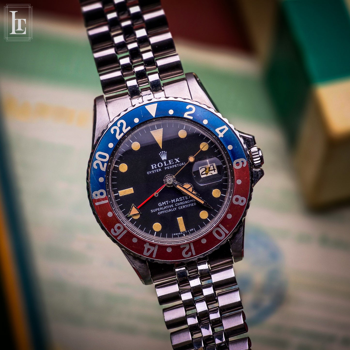 Rolex GMT Master 1675 MK2 b&p