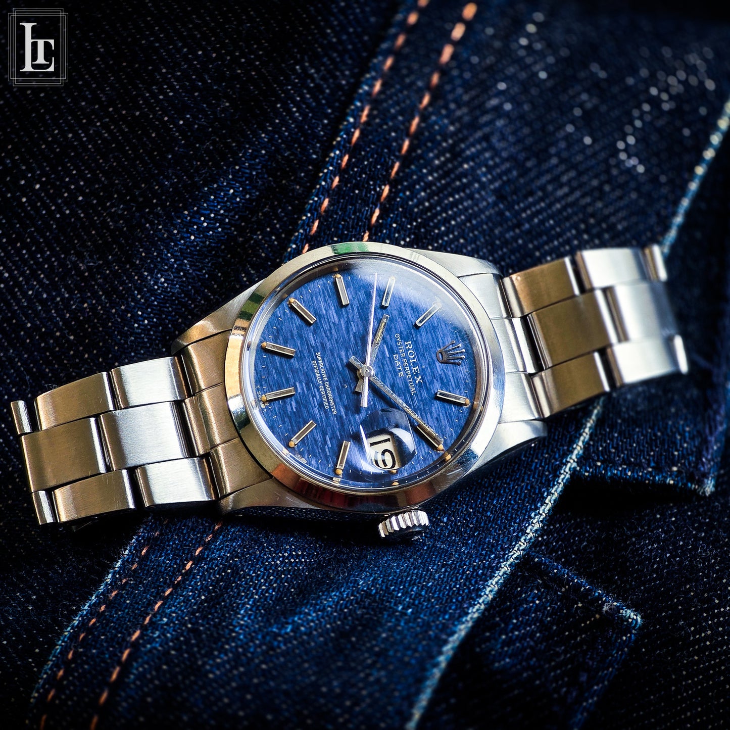 Rolex Date ref.1500 “jeans dial”