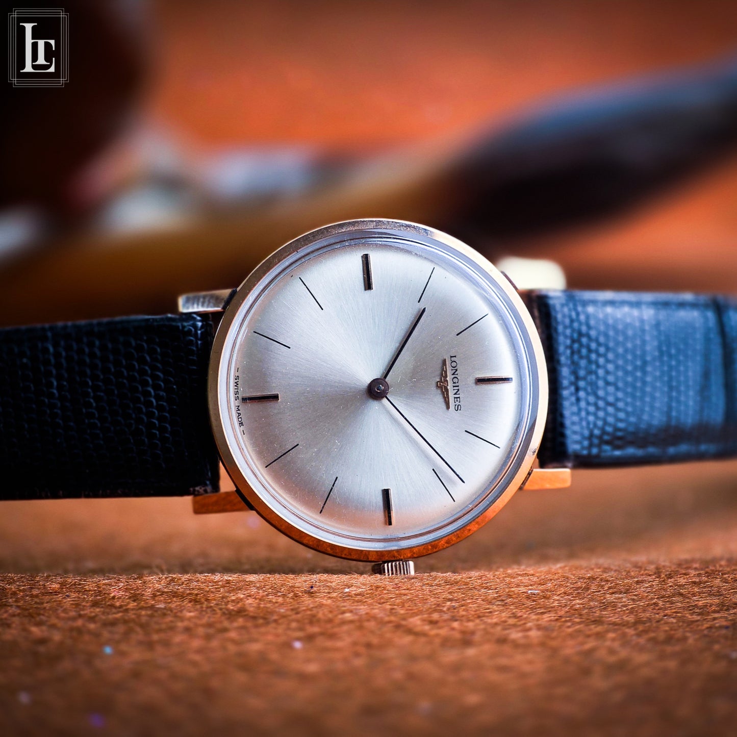 Longines extra slim rose gold