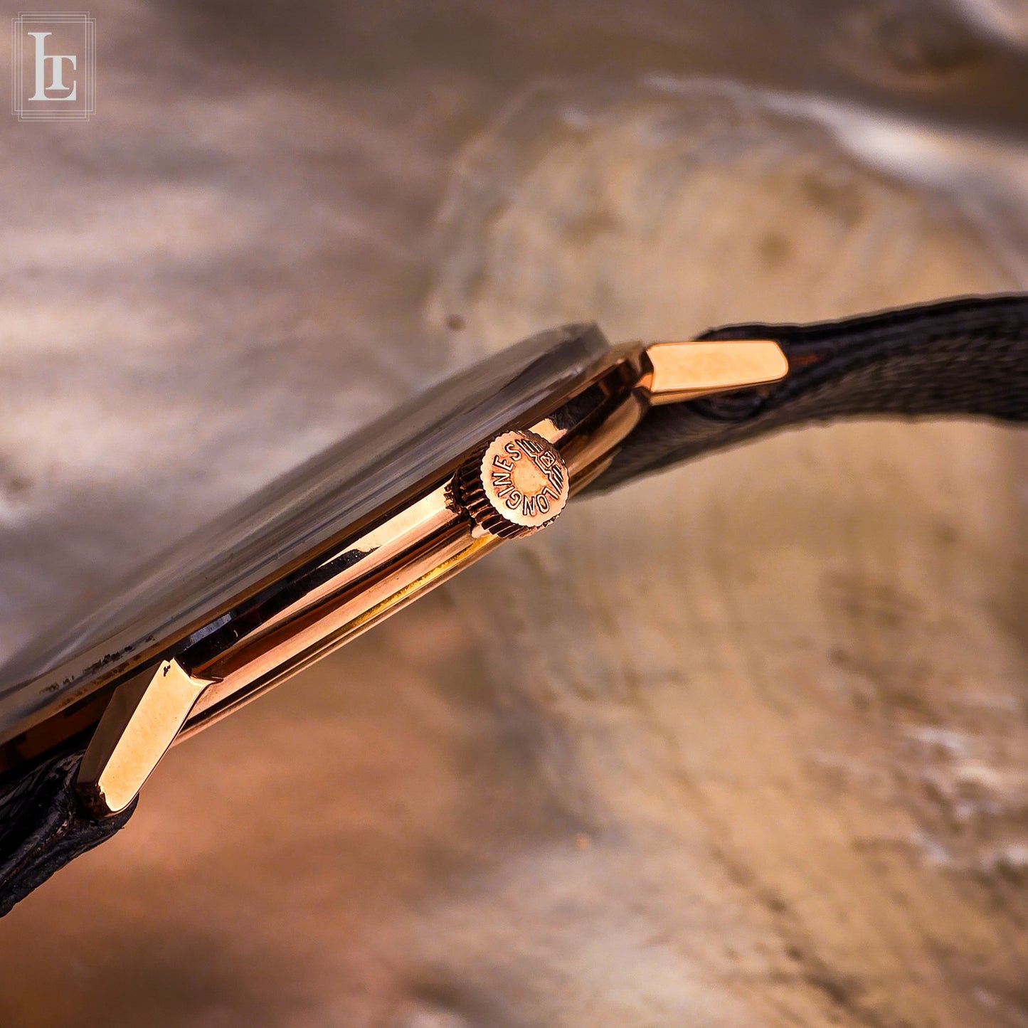 Longines extra slim rose gold