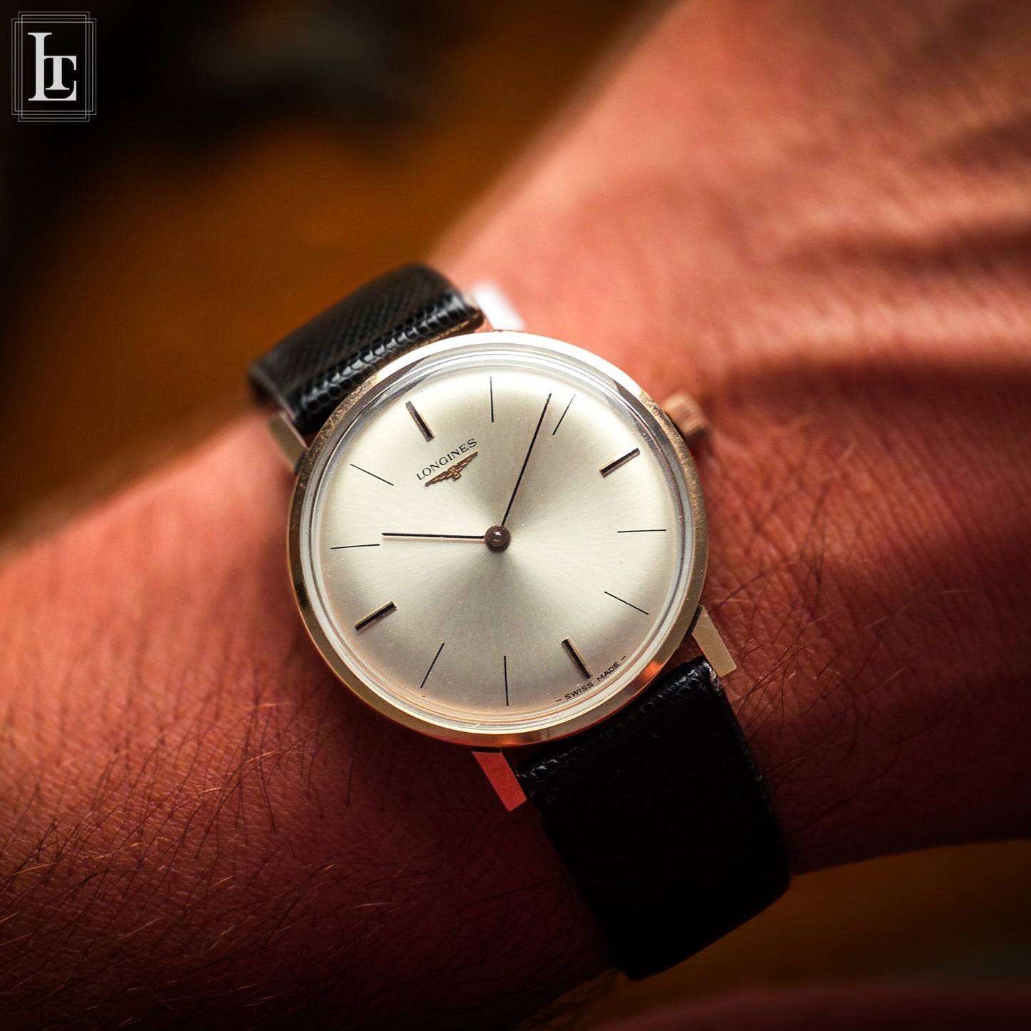 Longines extra slim rose gold