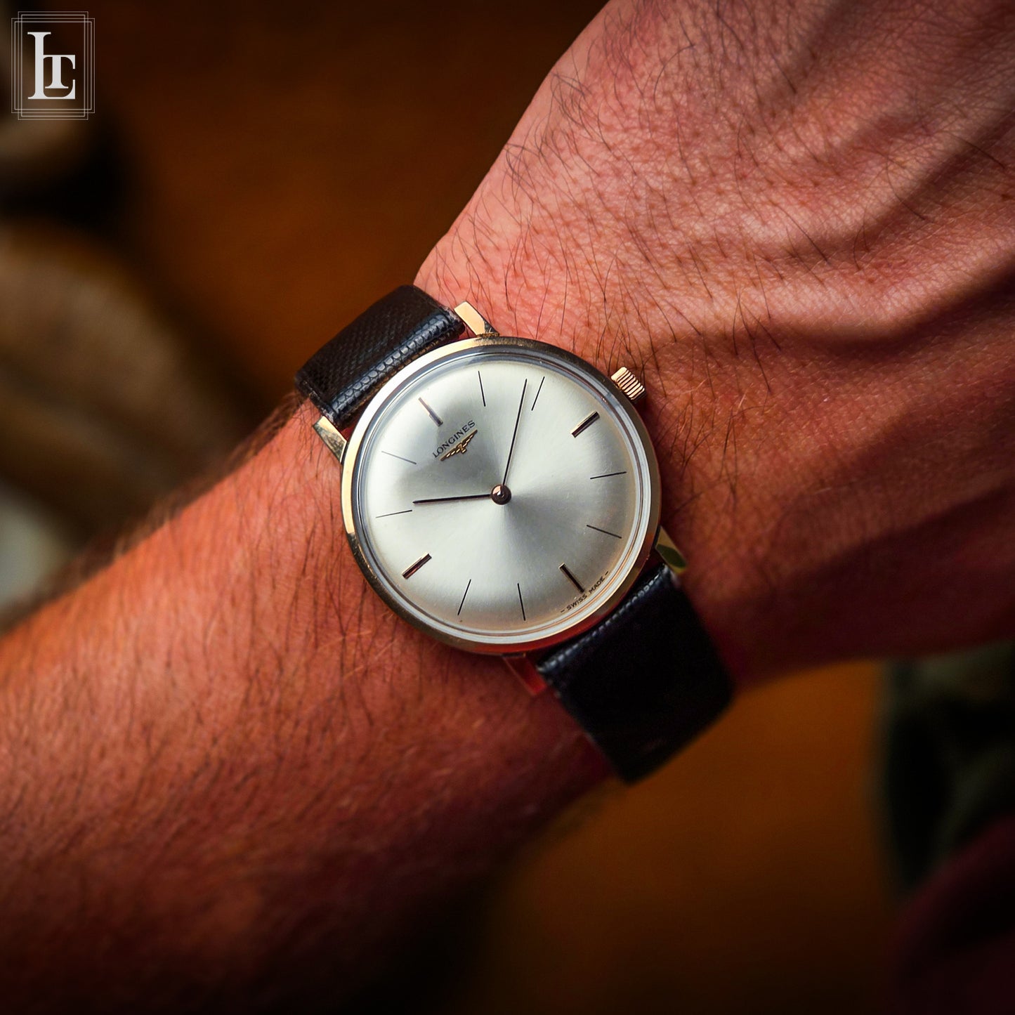 Longines extra slim rose gold