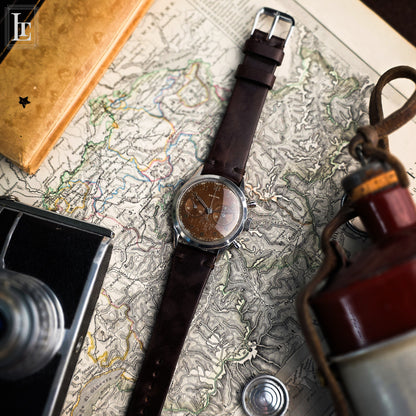 Zenith cronografo EP militare marrone 