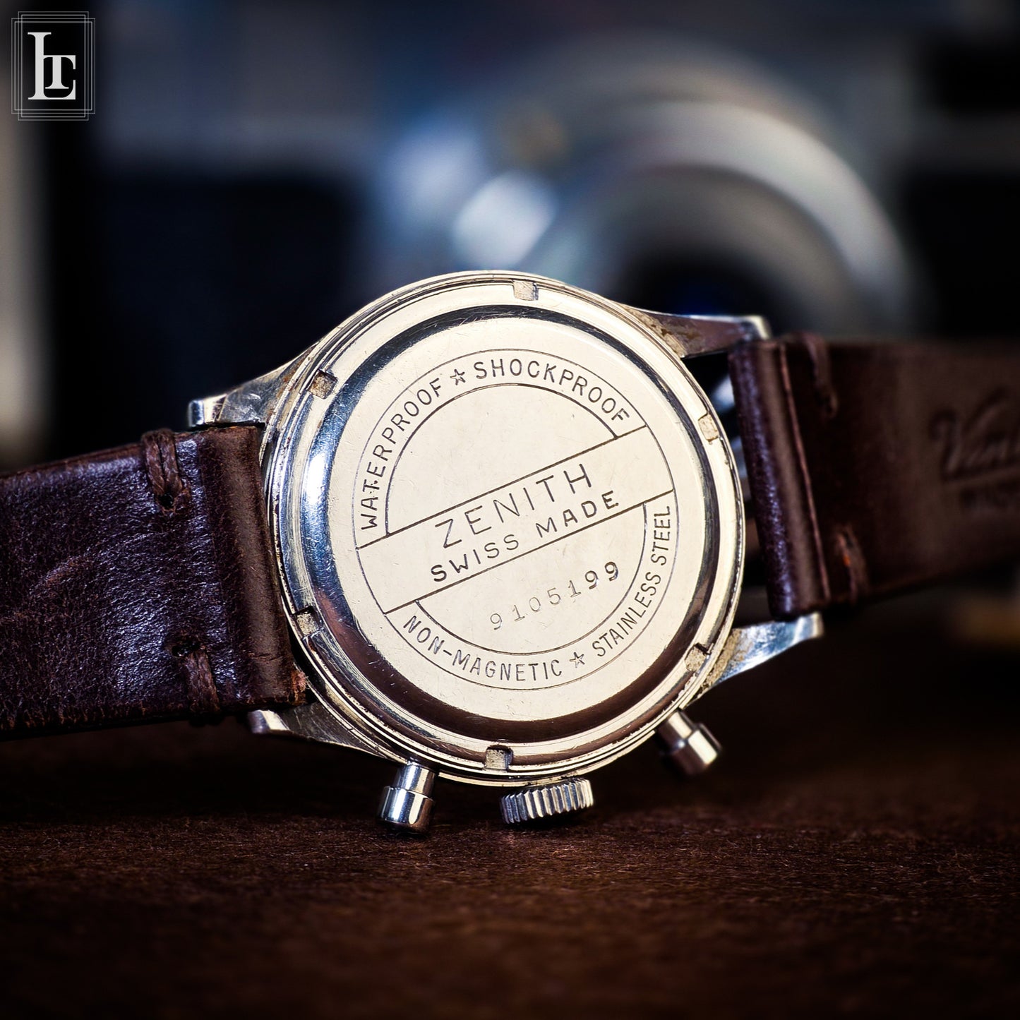Zenith cronografo EP militare marrone 