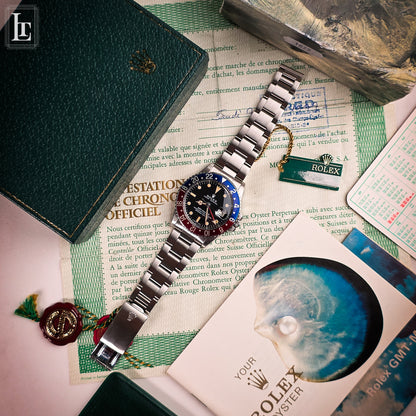Rolex GMT Master 1675 MK2 b&p 1977