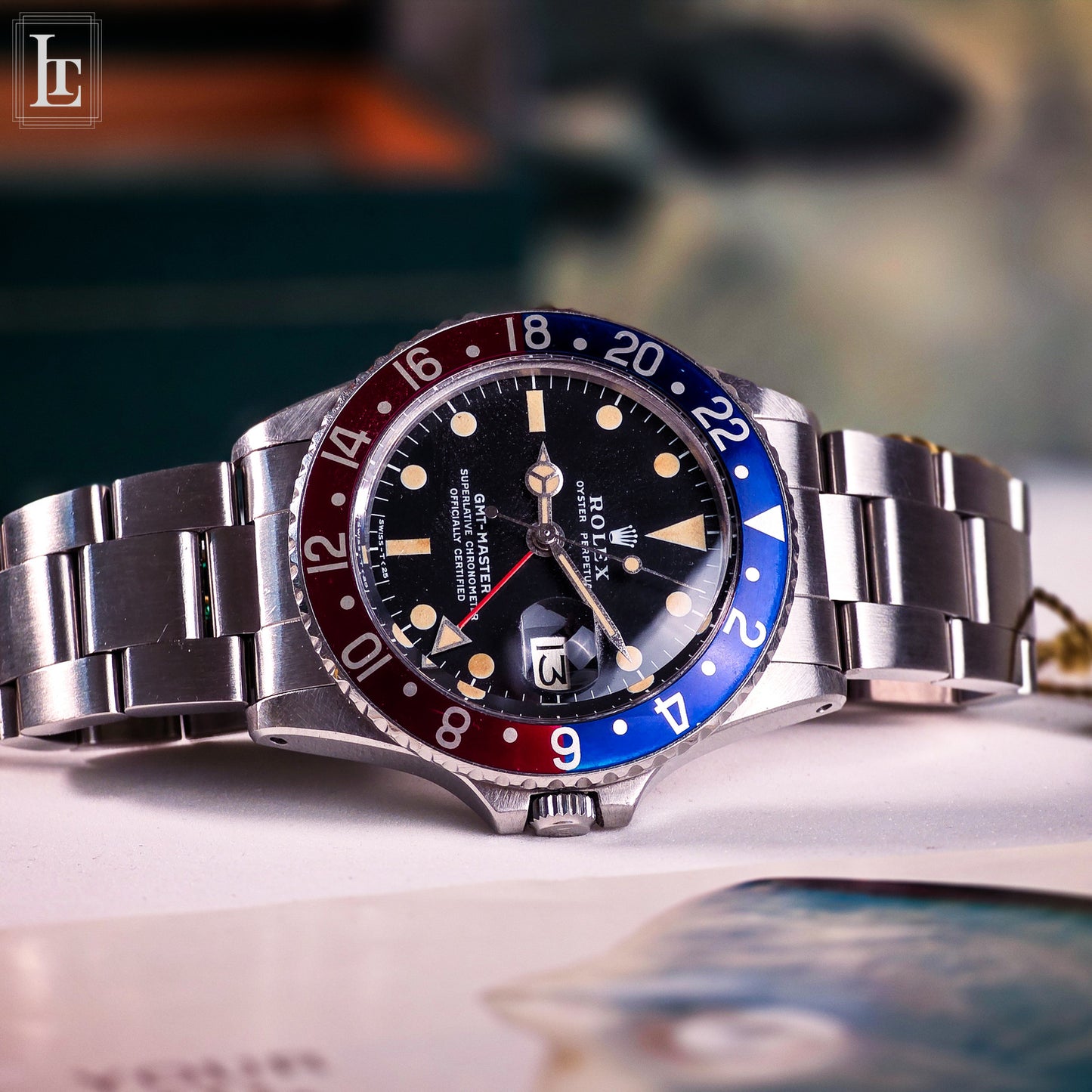 Rolex GMT Master 1675 MK2 b&p 1977