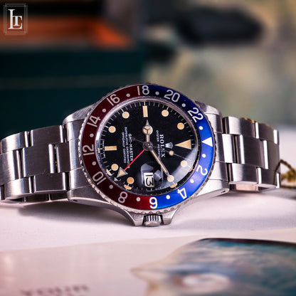 Rolex GMT Master 1675 MK2 b&p 1977
