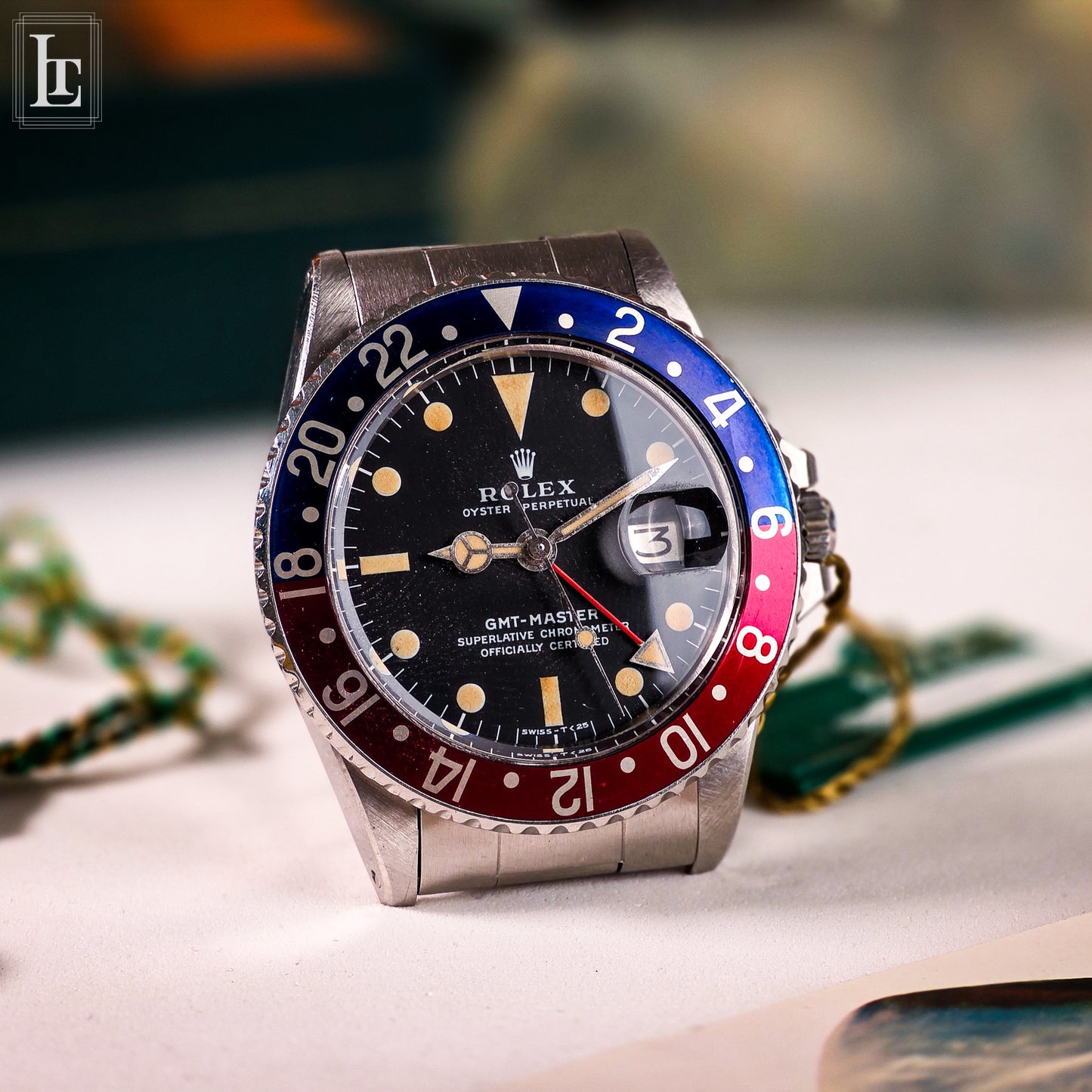 Rolex GMT Master 1675 MK2 b&p 1977