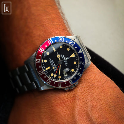 Rolex GMT Master 1675 MK2 b&p 1977