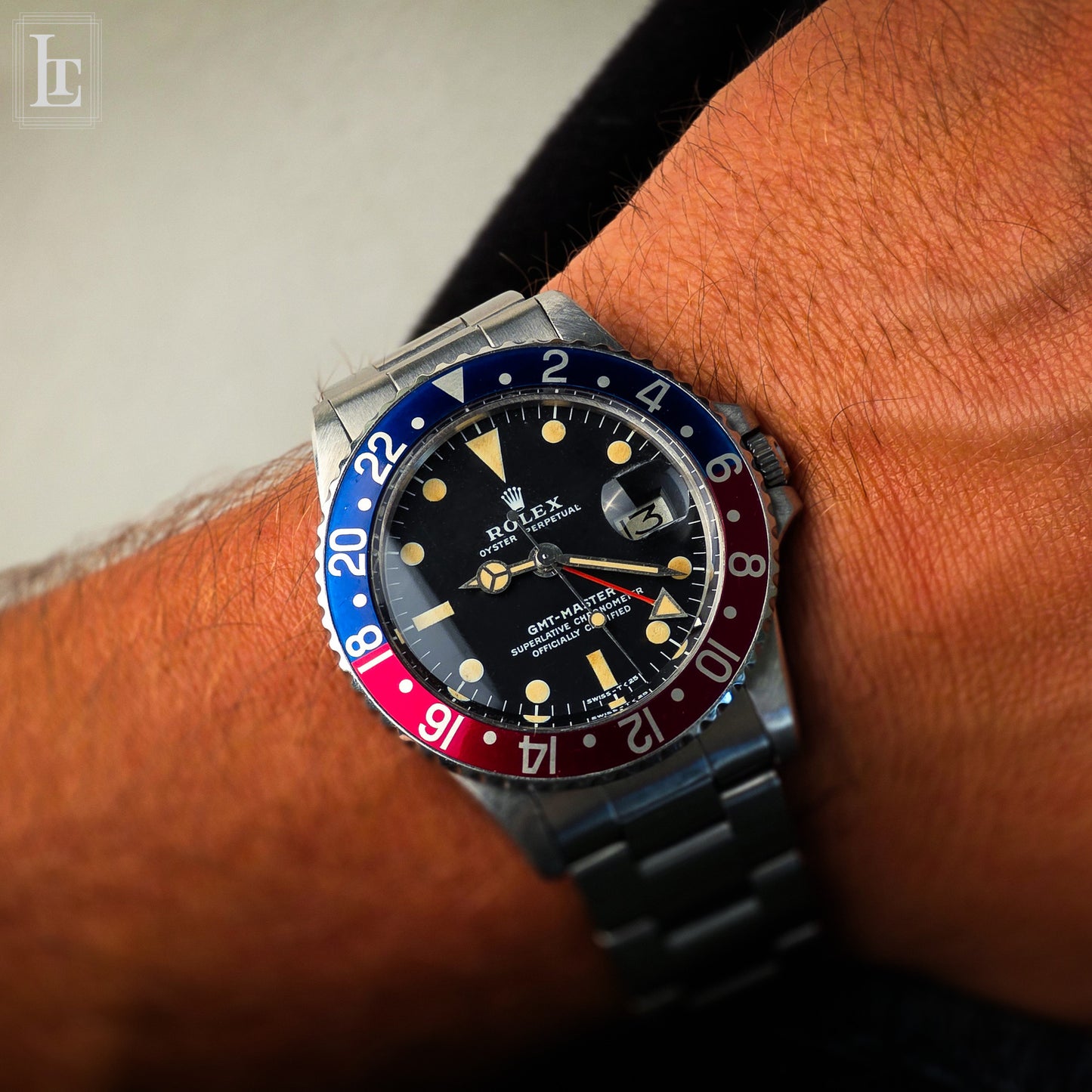 Rolex GMT Master 1675 MK2 b&p 1977