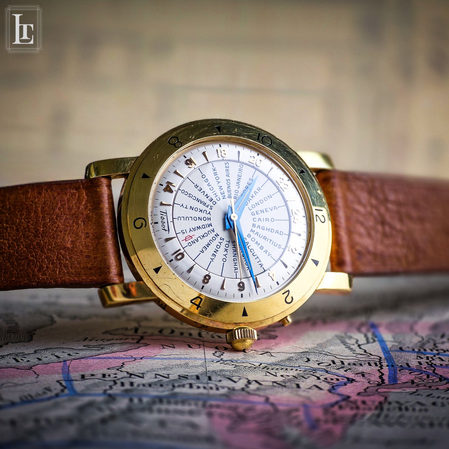 Tissot World Time OR4001 gold