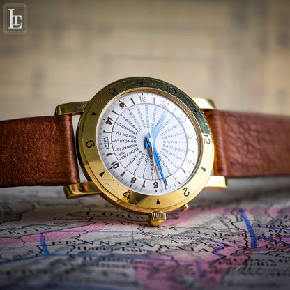 Tissot World Time OR4001 gold
