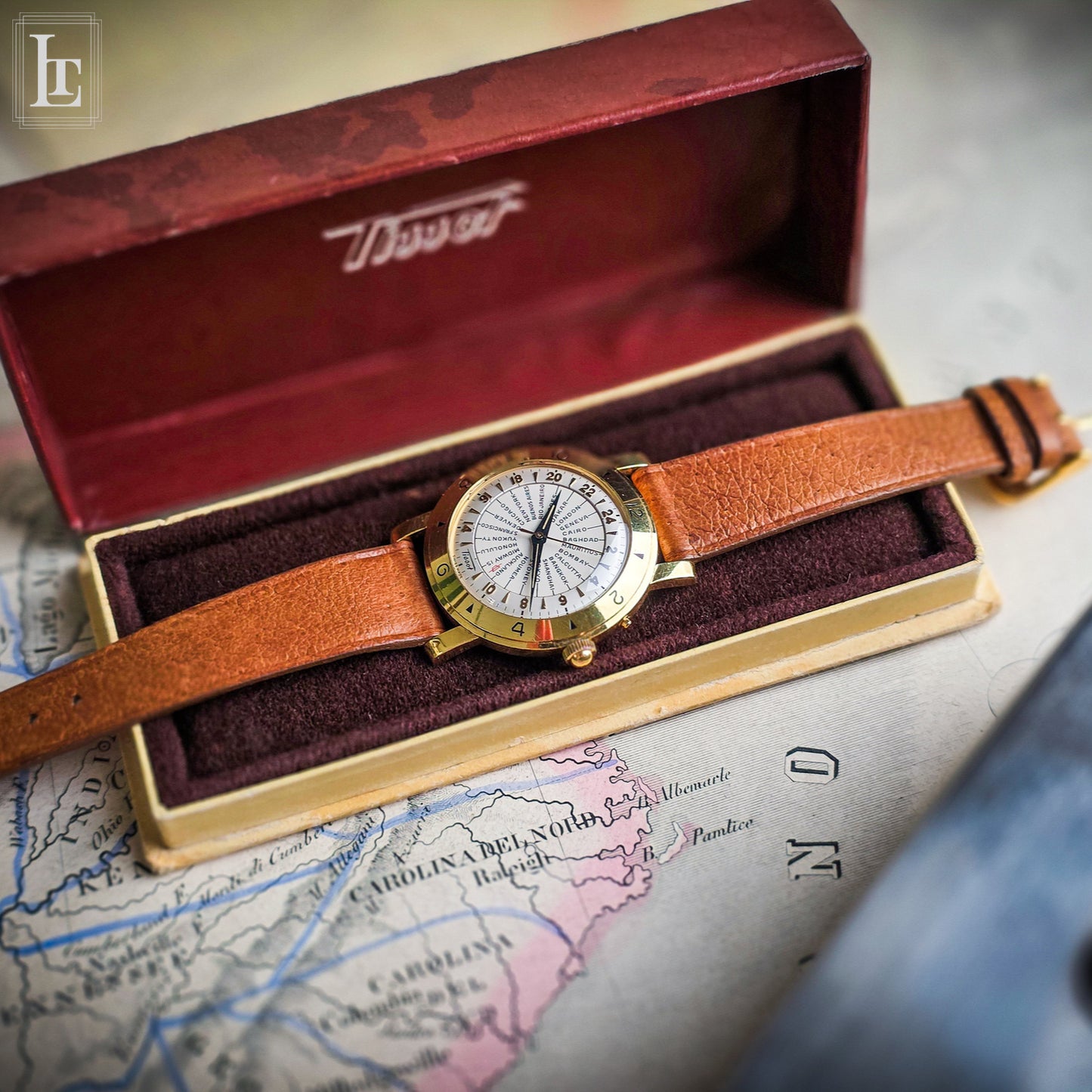 Tissot World Time OR4001 gold