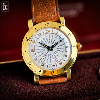 Tissot World Time OR4001 gold