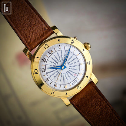 Tissot World Time OR4001 gold