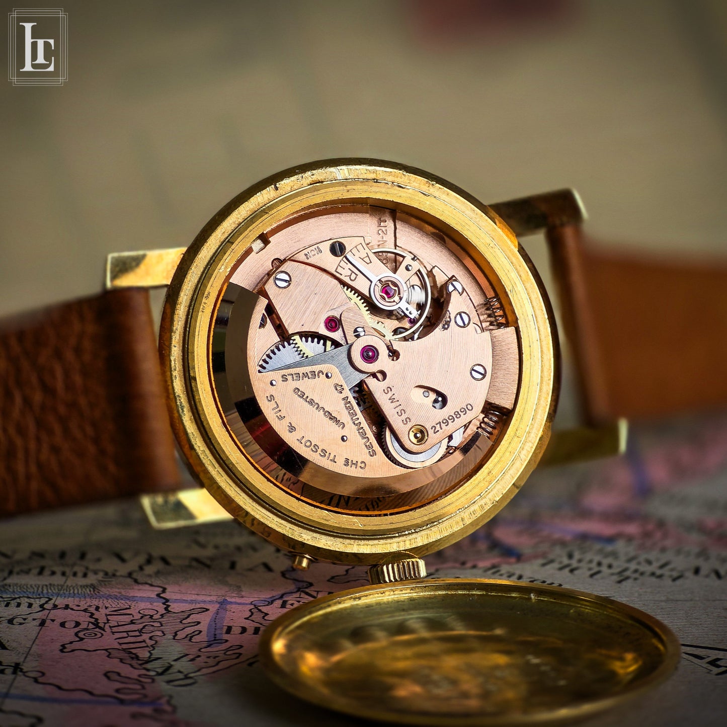 Tissot World Time OR4001 gold