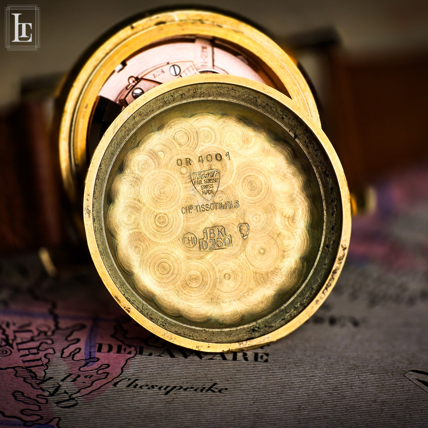 Tissot World Time OR4001 gold