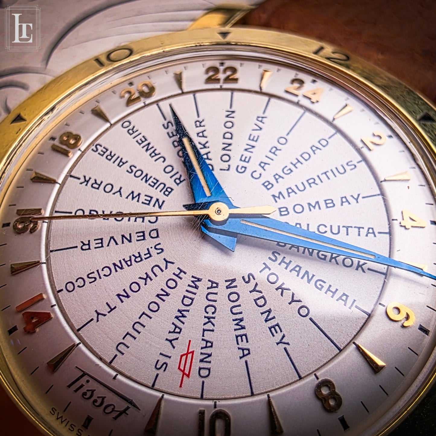 Tissot World Time OR4001 gold