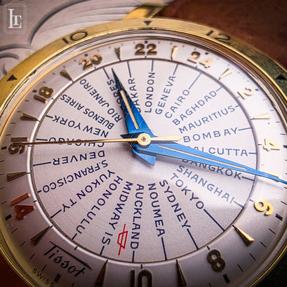 Tissot World Time OR4001 gold