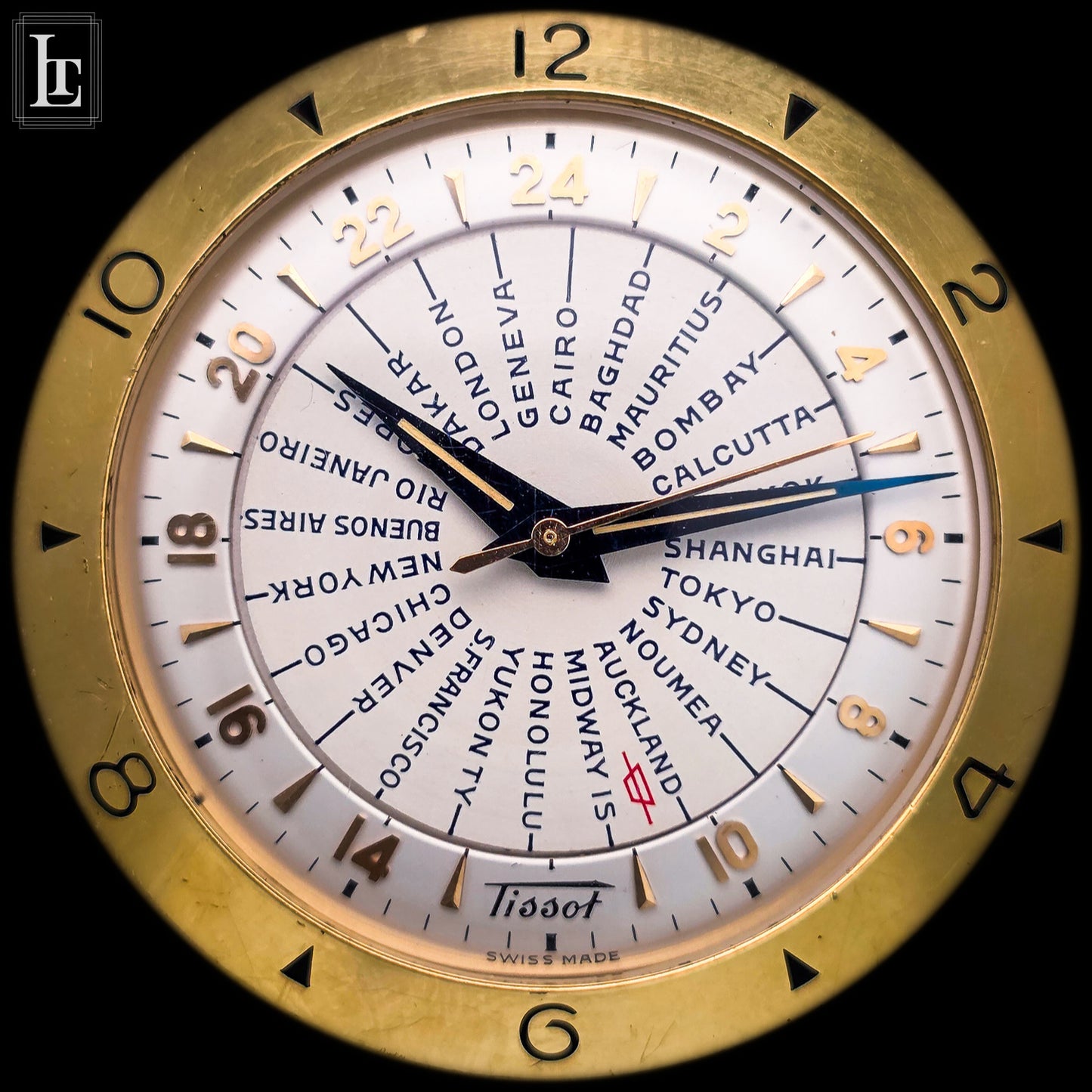 Tissot World Time OR4001 gold