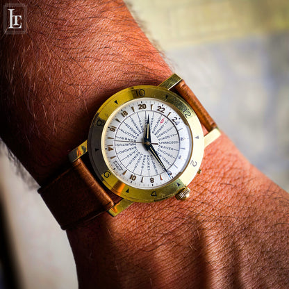 Tissot World Time OR4001 gold