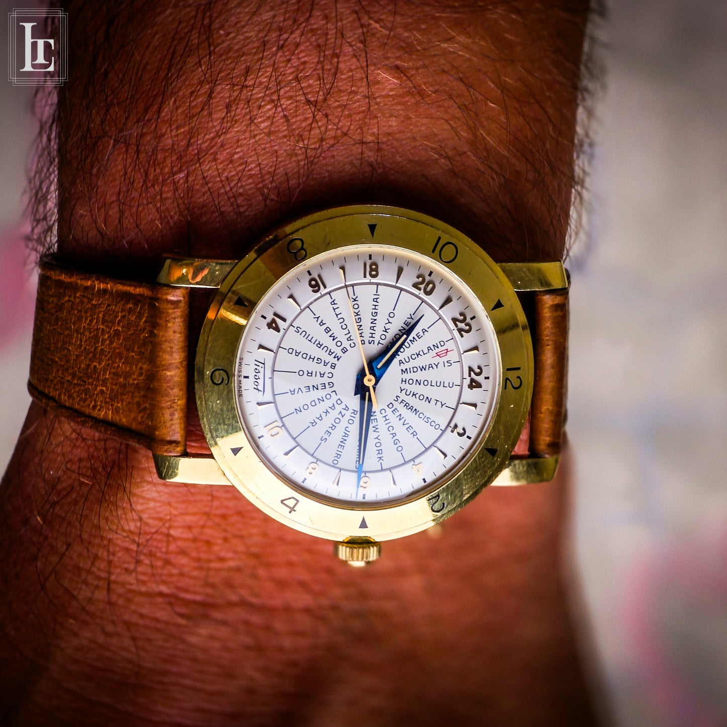Tissot World Time OR4001 gold
