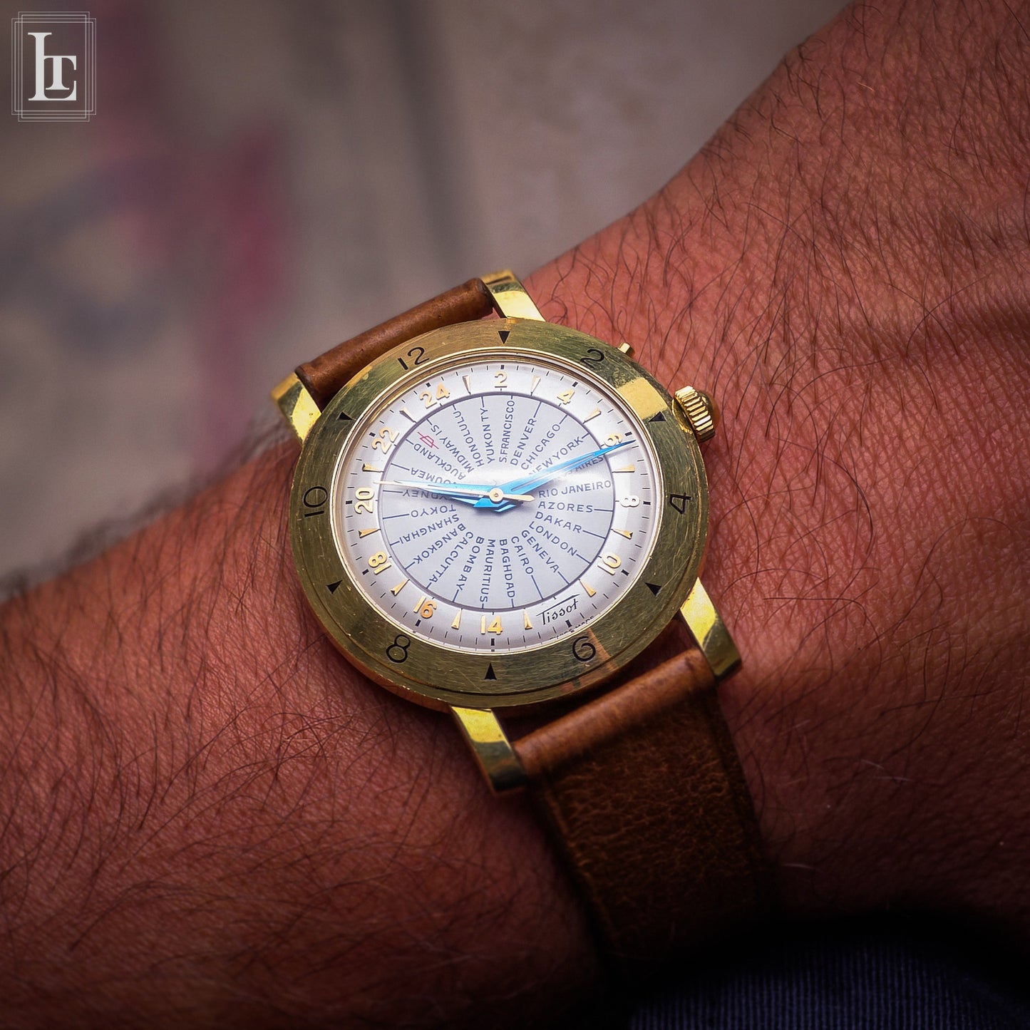Tissot World Time OR4001 gold