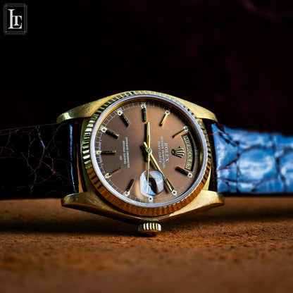 Rolex Day-Date 18038 brown