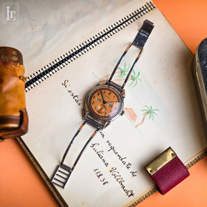Movado Calendograph Salmon