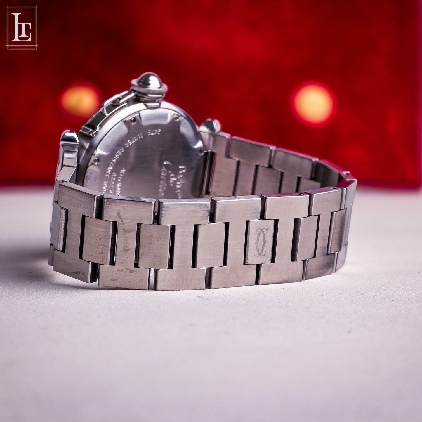 Cartier Pasha Ref. 2475 Gran Data white