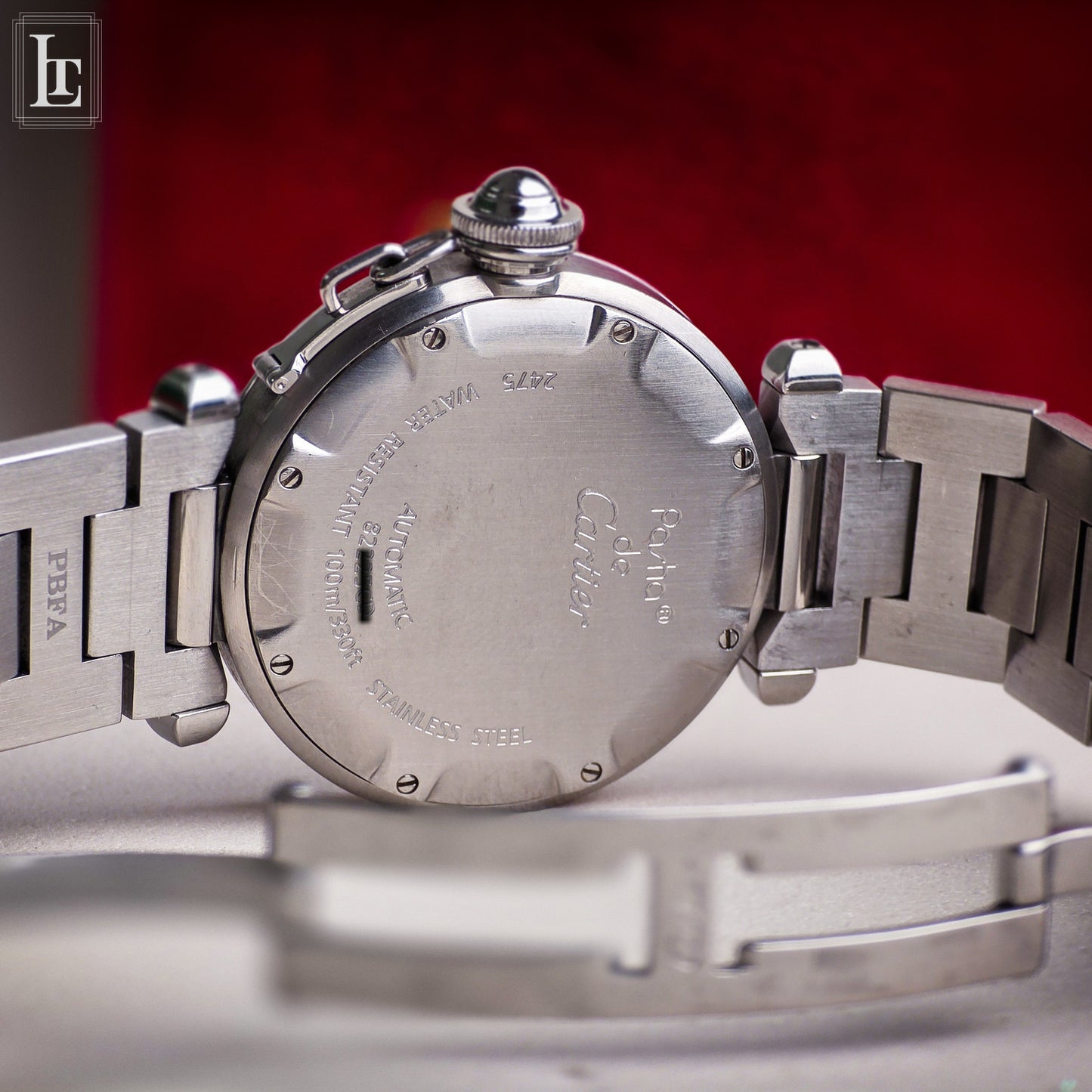 Cartier Pasha Ref. 2475 Gran Data white