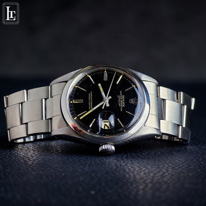 Rolex Datejust ref.1600 black gilt