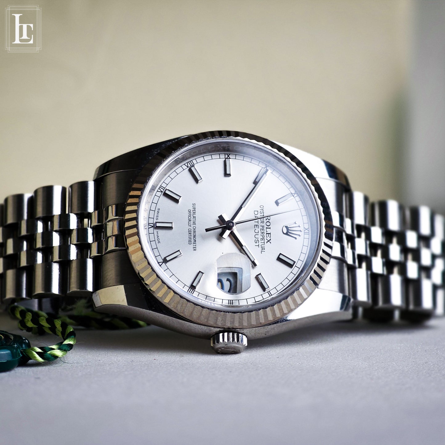 Rolex Datejust 116234 b&p white