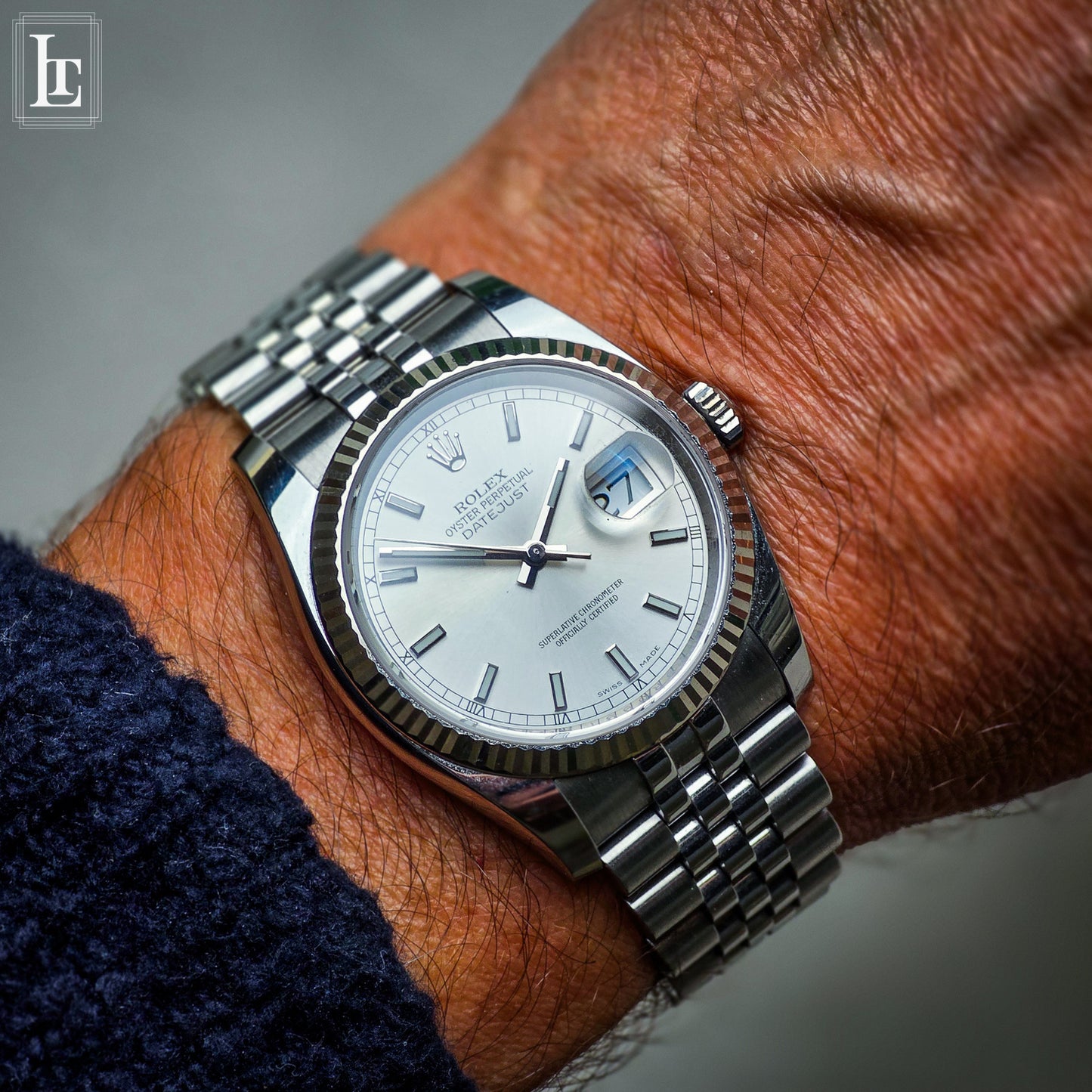 Rolex Datejust 116234 b&p white