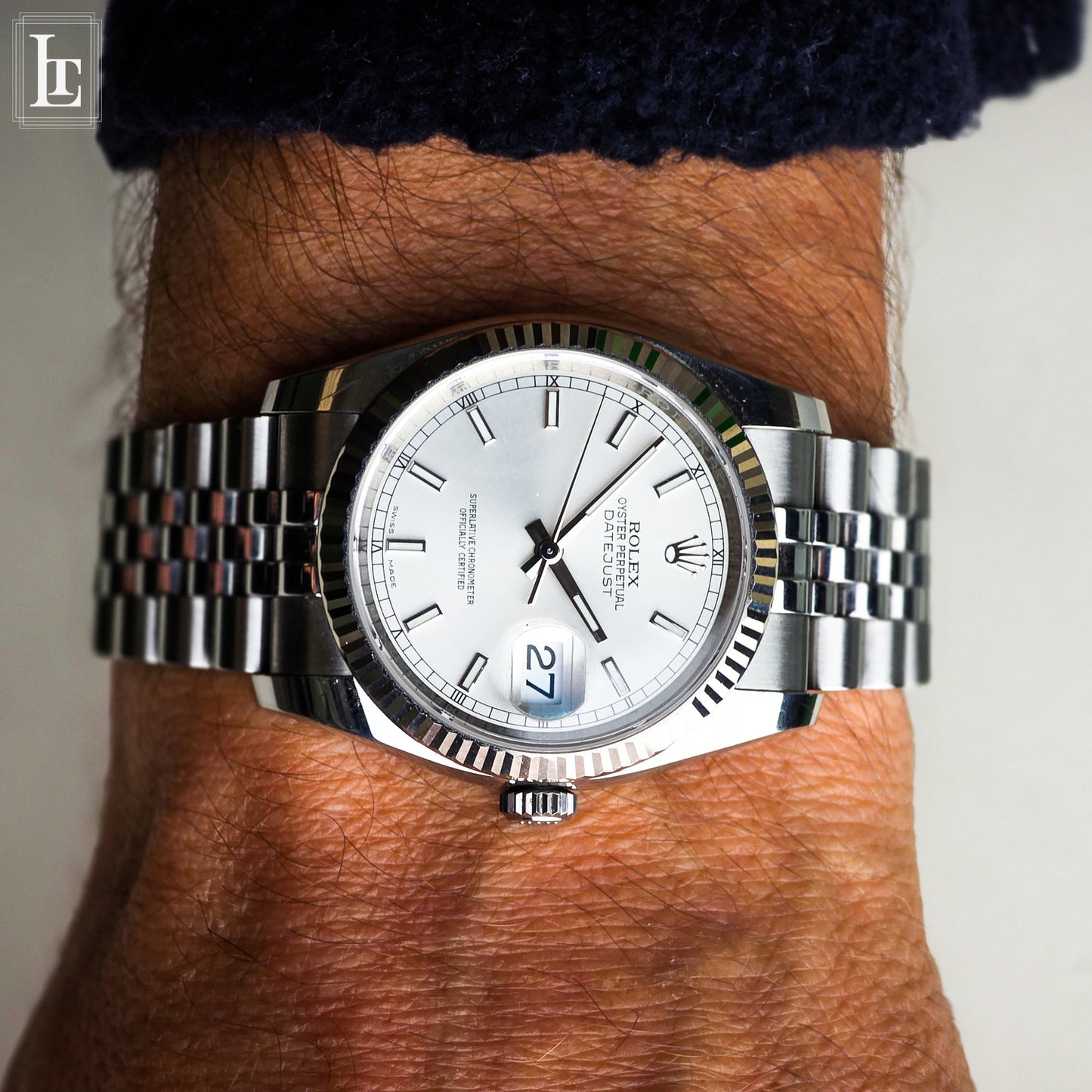 Rolex Datejust 116234 b&p white