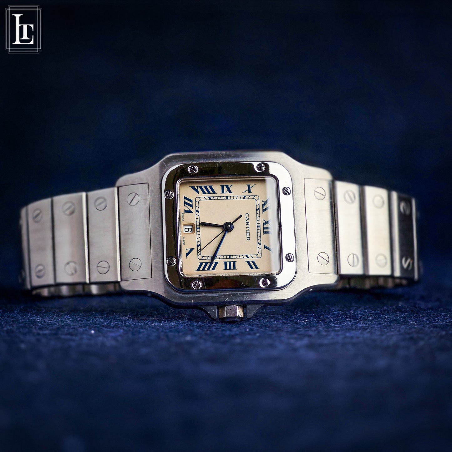 Cartier Santos Galbée Boutique dial
