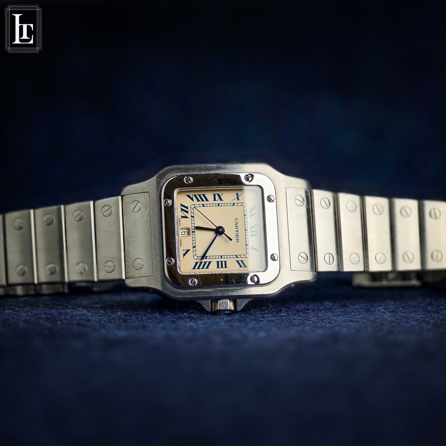 Cartier Santos Galbée Boutique dial