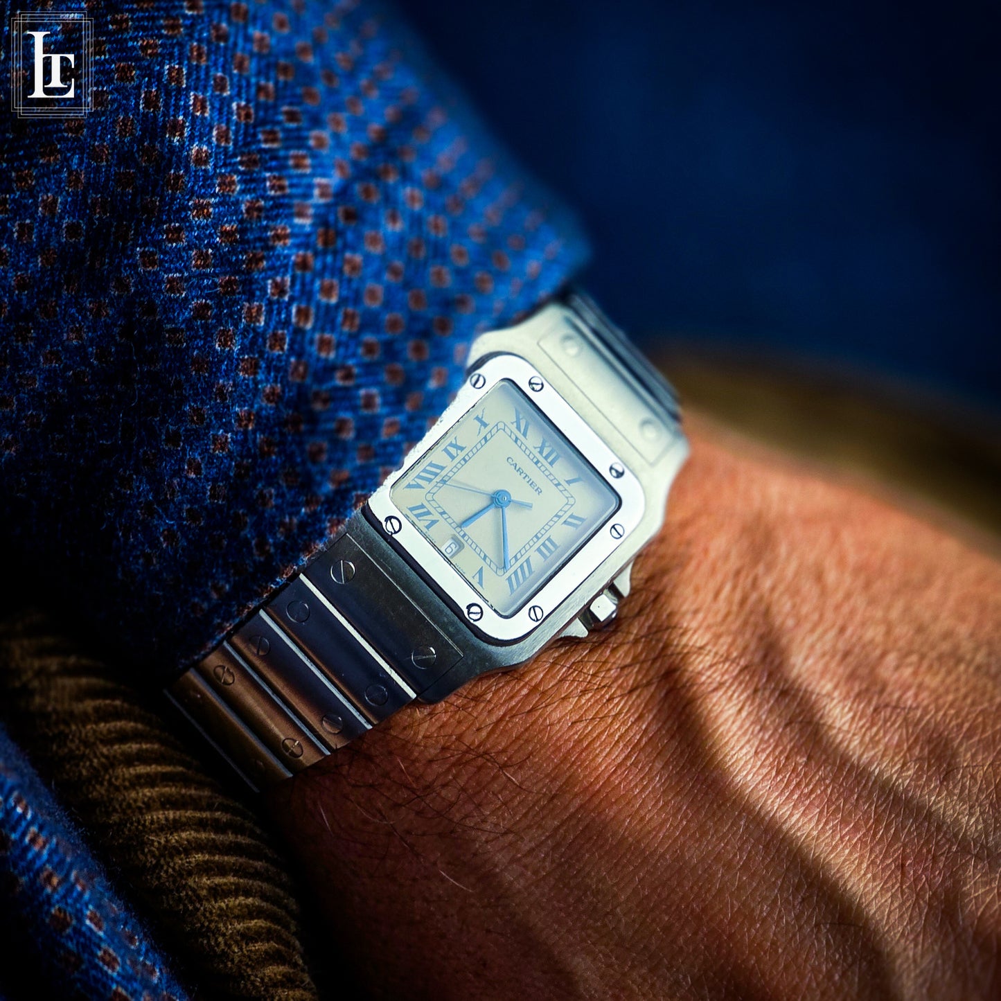 Cartier Santos Galbée Boutique dial