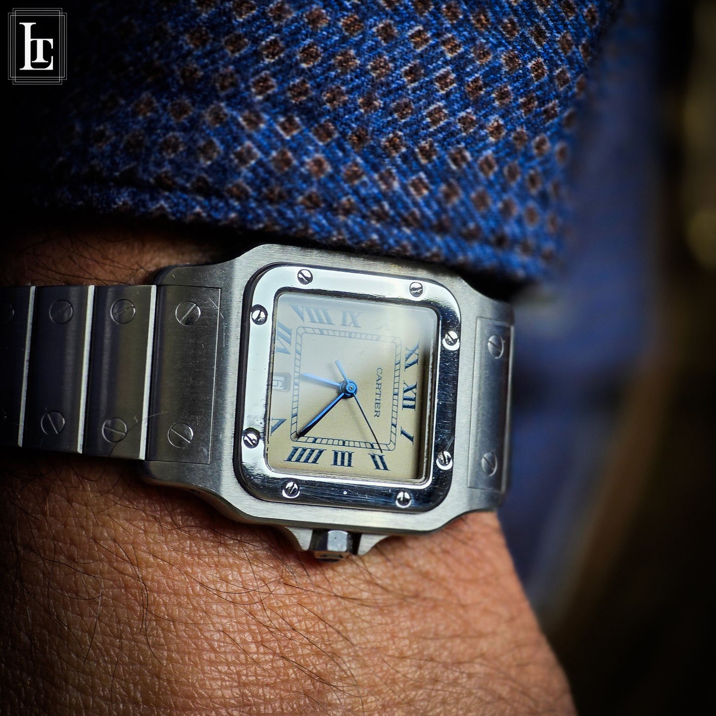 Cartier Santos Galbée Boutique dial