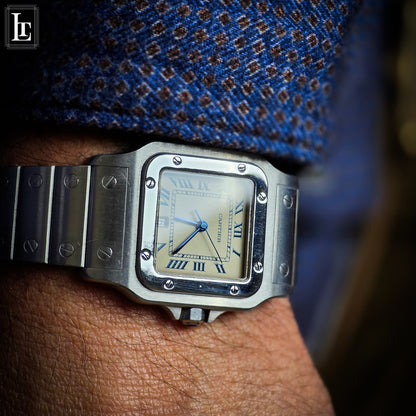 Cartier Santos Galbée Boutique dial