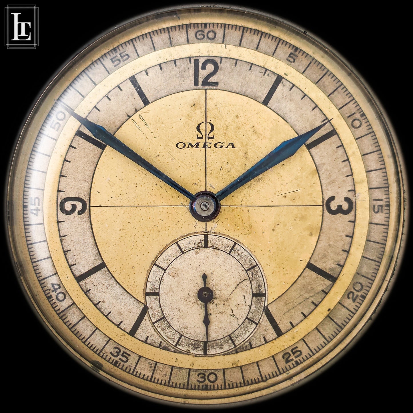 Omega CK 859 Sector Dial 26.5 two tone