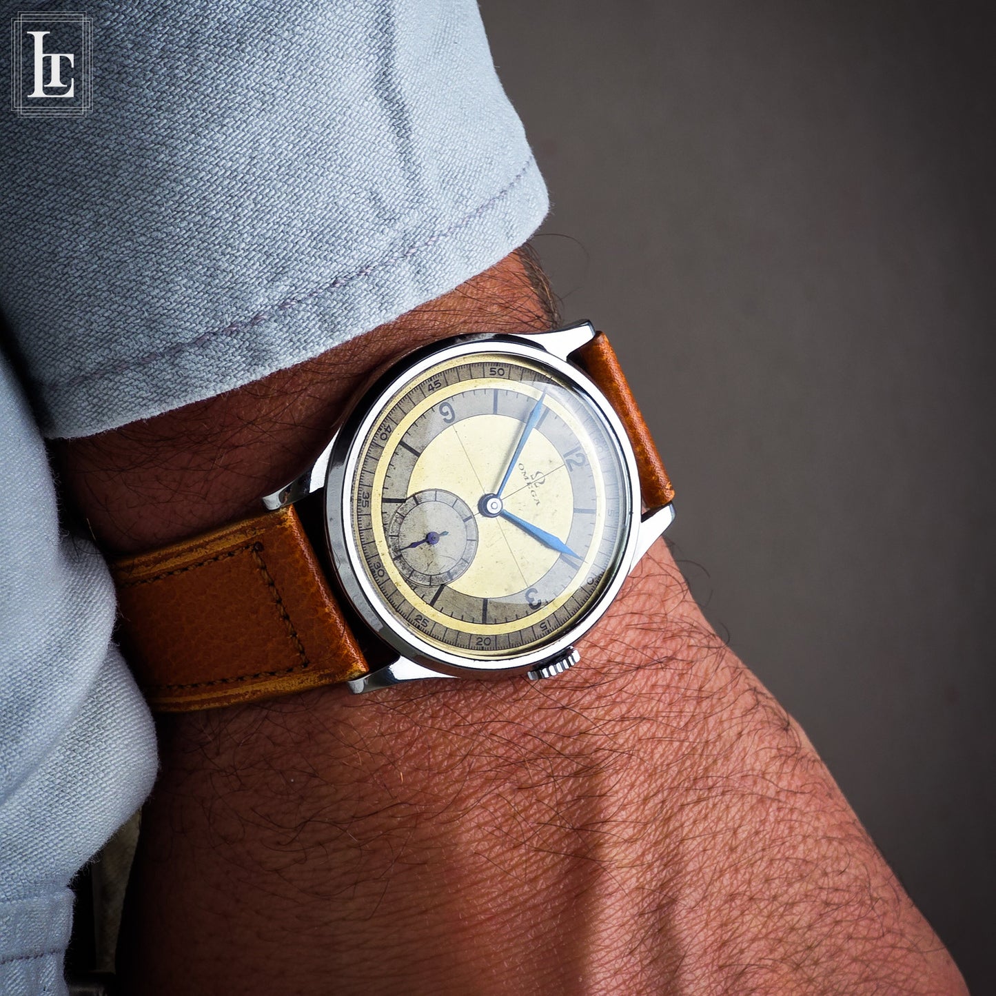 Omega CK 859 Sector Dial 26.5 two tone