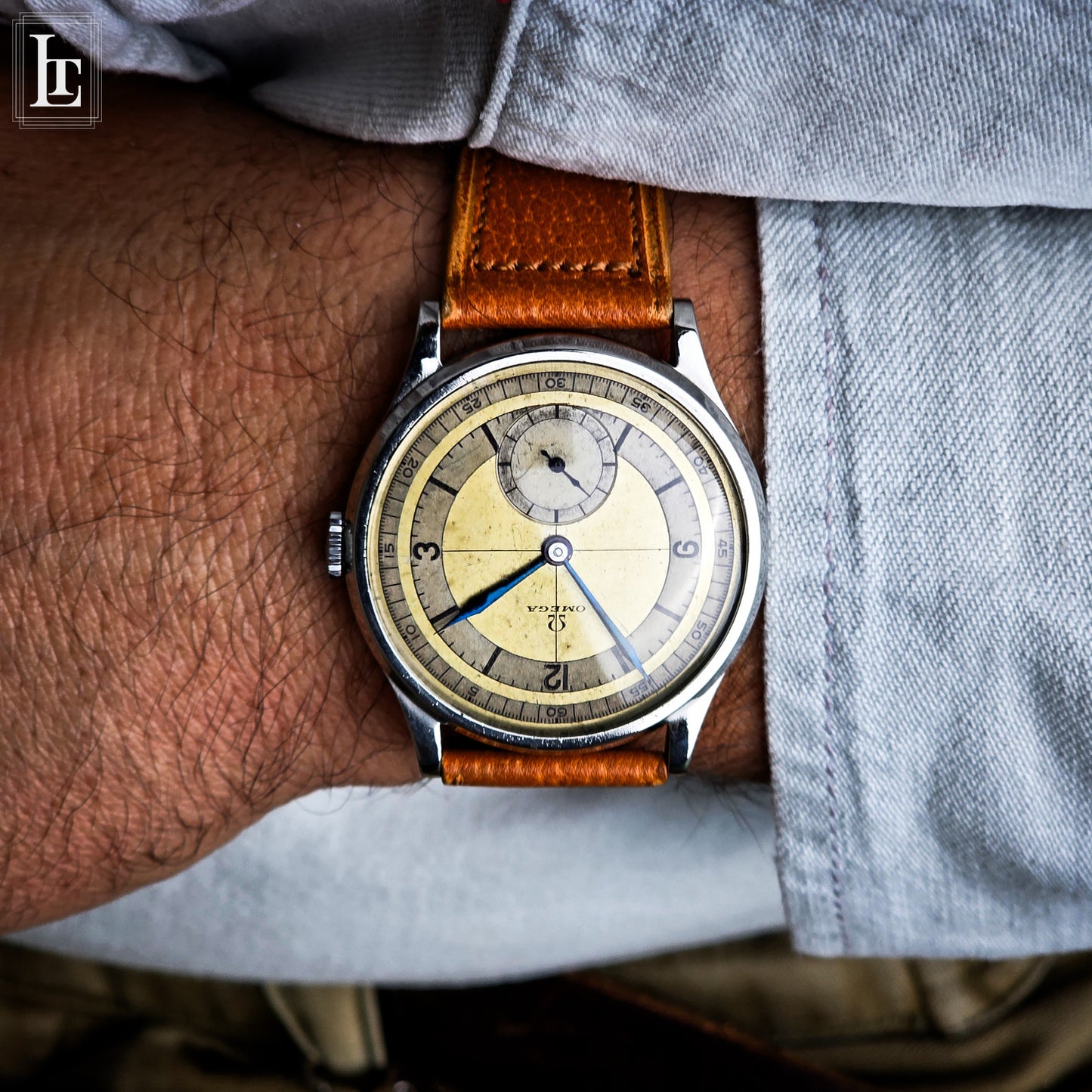 Omega CK 859 Sector Dial 26.5 two tone