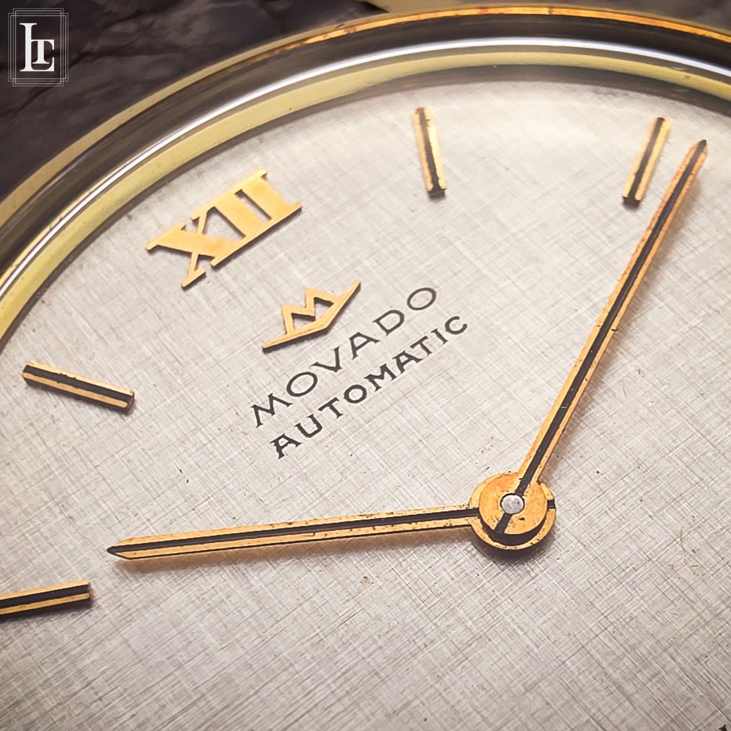 Movado Gentleman Automatic 18k linen