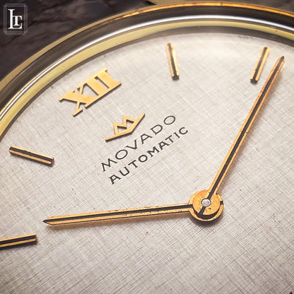 Movado Gentleman Automatic 18k linen