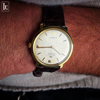 Movado Gentleman Automatic 18k linen